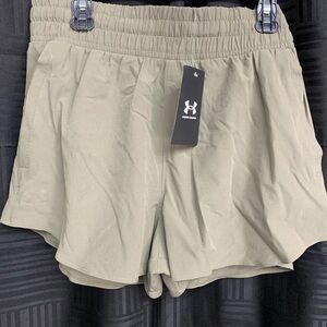Under Armour Women's Athletic Shorts in Light Tan
